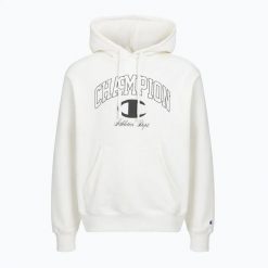 Bluza męska Champion 221599 Sweatshirt Hooded. Białe bluzy męskie Champion, l, bez wzorów, z bawełny, bez kaptura. Za 159.99 zł.