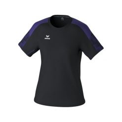 Koszulka damska Erima Evo Star. Czarne koszulki sportowe damskie Erima, bez wzorów, retro, bez kołnierzyka. Za 143.50 zł.