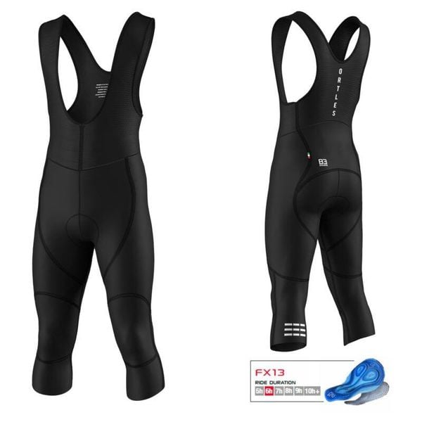 Spodenki 3/4 ORTLES Biemme. Czarne szorty męskie Biemme, m, bez wzorów. Za 375.00 zł.