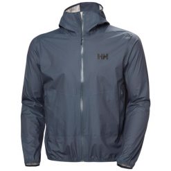 Kurtka wodoodporna Helly Hansen Verglas Fastpack. Szare kurtki męskie Helly Hansen, l, bez wzorów, bez kaptura. Za 971.50 zł.