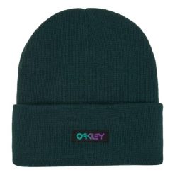 Czapka zimowa damska Oakley B1B Gradient Patch Beanie. Zielone czapki i kapelusze damskie Oakley, na zimę, bez wzorów, sportowe. Za 82.99 zł.