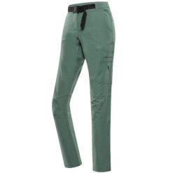 Damskie Spodnie Softshell Alpine Pro Corba 46 - Wiatroszczelne i Elastyczne. Fioletowe spodnie sportowe damskie Alpine Pro, bez wzorów, z elastanu, trekkingowe. Za 250.99 zł.