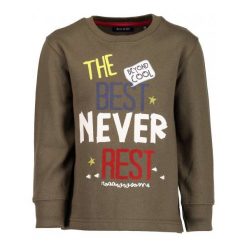 Blue Seven Chłopięca Bluza Z Napisem 92 Khaki. Bluzy dla chłopców marki Blue Seven. W wyprzedaży za 49.00 zł.