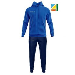 Givova Tuta King 4 Seasons – dres chłopięcy XS. Niebieskie spodnie sportowe dla chłopców Givova, bez wzorów, z dresówki, sportowe, na jogę i pilates. Za 261.99 zł.
