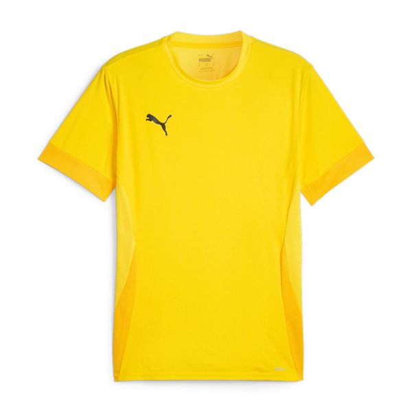 Koszulka Puma TeamGoal. Czarne koszulki sportowe męskie Puma, bez wzorów, bez kołnierzyka, bez ramiączek, do piłki nożnej. Za 79.00 zł.