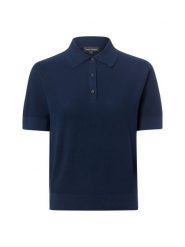 Franco Callegari koszulka polo z dzianiny Kobiety Bawełna niebieski, S. Niebieskie koszulki sportowe damskie Franco Callegari, s, bez wzorów, z bawełny, bez kołnierzyka, bez ramiączek. Za 199.95 zł.