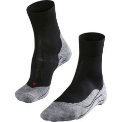 Skarpetki damskie Falke RU4. Czarne skarpety damskie Falke, bez wzorów, z materiału. Za 142.00 zł.