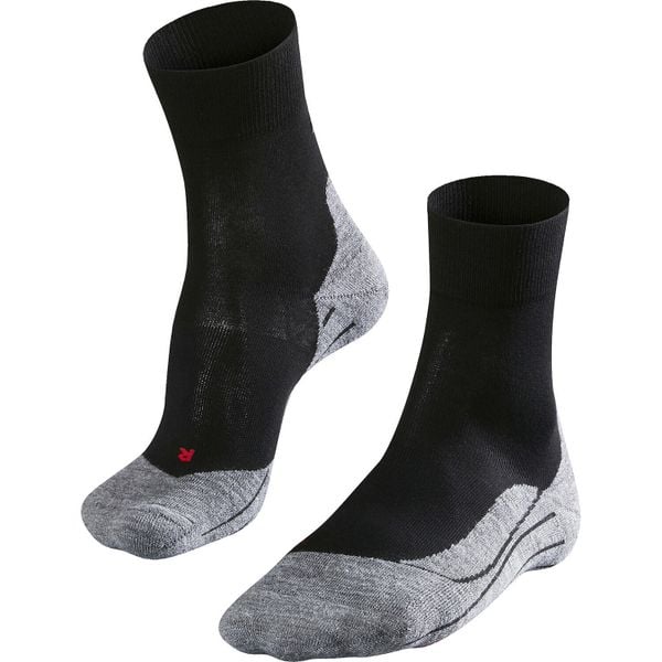 Skarpetki damskie Falke RU4. Czarne skarpety damskie Falke, bez wzorów, z materiału. Za 142.00 zł.