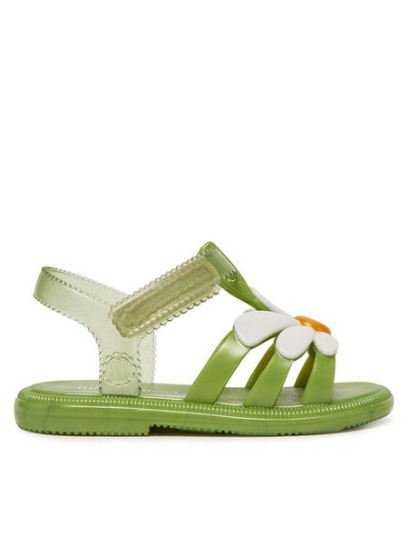 Melissa Sandały Mini Melissa Hip Bloomy Bb 35902 Zielony. Zielone sandały dziewczęce Melissa, z tworzywa sztucznego, bez zapięcia. Za 139.99 zł.