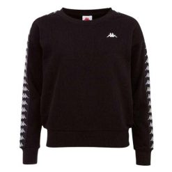 Damska Bluza Janka. Czarne bluzy damskie Kappa, bez wzorów, bez kaptura, trekkingowe. Za 172.99 zł.