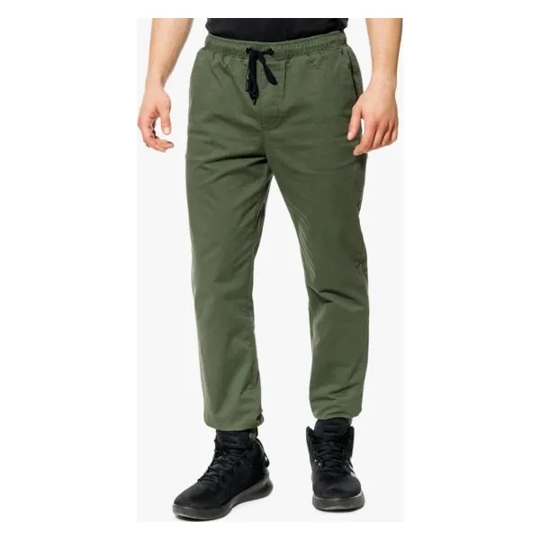 Feewear Spodnie Milo , khaki, rozmiar XXL. Brązowe spodnie materiałowe męskie Feewear, m, bez wzorów, z bawełny. W wyprzedaży za 79.99 zł.