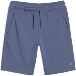 Spodenki męskie krótkie 4F granatowe dresowe Sportowe z kieszeniami S. Krótkie spodenki sportowe męskie 4f, m, bez wzorów, z dresówki. Za 52.45 zł.