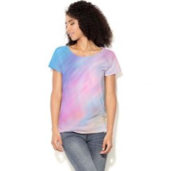 Colour Pleasure Koszulka CP-034 75 niebiesko-różowa r. XL/XXL. T-shirty damskie marki Colour Pleasure. Za 70.35 zł.