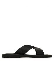 Emporio Armani Klapki X4P124 XN787 K001 Czarny. Czarne klapki męskie Emporio Armani, z materiału. Za 1,019.00 zł.