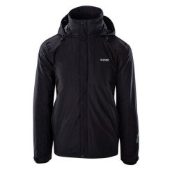 Kurtka Męska Helmo 3 W 1. Czarne kurtki sportowe męskie Hi-tec, m, bez wzorów, trekkingowe. Za 380.99 zł.