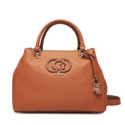 Torebka Guess. Brązowe torebki do ręki damskie Guess, z aplikacjami, klasyczne, bez dodatków. Za 549.99 zł.
