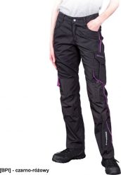 Leber&Hollman LH-FWN-T - długie damskie spodnie ochronne FORWOMEN, canvas, 65% poliester, 35% bawełna, 220 g/m2 50. Brązowe spodnie materiałowe damskie Leber&Hollman, m, bez wzorów, z bawełny. Za 161.65 zł.