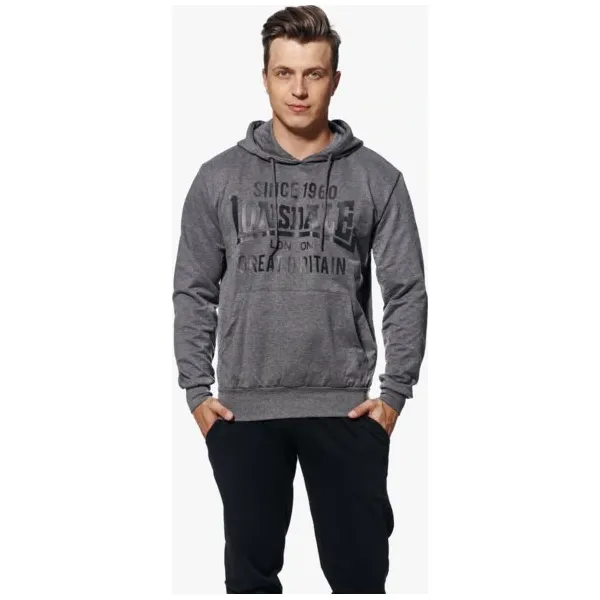 Lonsdale Bluza Warton , szary, rozmiar L. Szare bluzy męskie Lonsdale, l, bez wzorów, z materiału, z kapturem. W wyprzedaży za 129.99 zł.