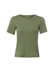 Marc Cain Koszulka Kobiety Bawełna zielony, 44. Zielone t-shirty damskie Marc Cain, bez wzorów, z bawełny, bez kołnierzyka. Za 379.95 zł.