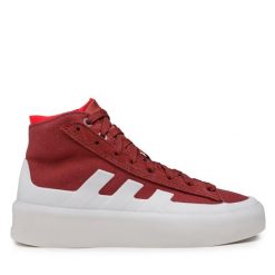 Sneakersy adidas. Czarne trampki i tenisówki chłopięce Adidas, bez wzorów, bez zapięcia. Za 149.99 zł.