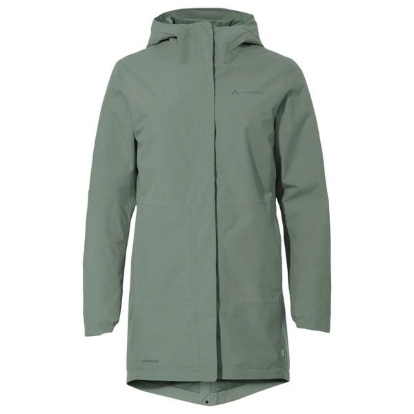 Parka damska z kapturem VAUDE Cyclist II. Zielone kurtki damskie Vaude, na zimę, s, bez wzorów, z materiału, biznesowe, z kapturem. Za 1,016.80 zł.