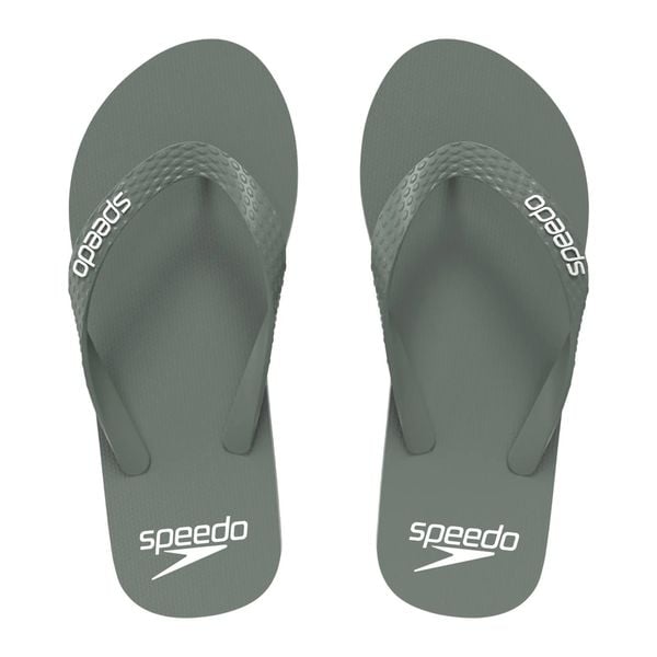 Klapki basenowe antypoślizgowe męskie Speedo Slide. Zielone klapki męskie Speedo, z materiału. Za 73.99 zł.