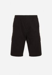 Czarne Szorty Cargo z Bawełny Vikiitori. Czarne szorty męskie Born2be, na lato, l, bez wzorów, z bawełny, eleganckie. Za 64.99 zł.