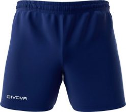 Givova Spodenki Givova Capo granatowe P018 0004 L. Krótkie spodenki sportowe męskie Givova, l, bez wzorów. Za 33.49 zł.
