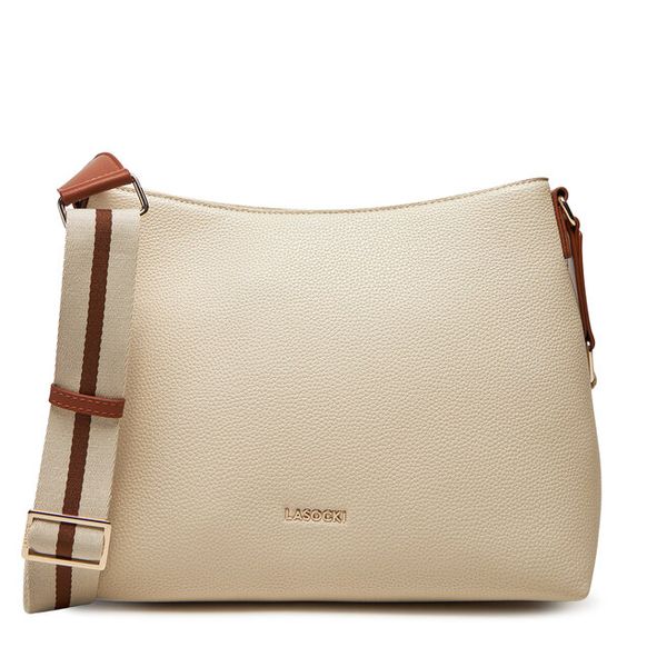 Torebka Lasocki. Brązowe listonoszki damskie Lasocki, bez wzorów, bez dodatków. Za 179.99 zł.