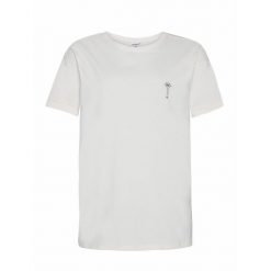 Koszulka damska Protest Prtelsao. Białe t-shirty damskie Protest, l, z aplikacjami, z bawełny, casualowe, bez kołnierzyka. Za 119.99 zł.
