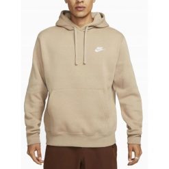 Bluza bawełniana męska NIKE SPORTSWEAR z kapturem. Brązowe bluzy męskie Nike, m, bez wzorów, z bawełny, z kapturem. Za 293.99 zł.