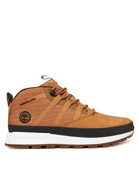 Timberland Sneakersy Euro Trekker Grade School TB0A5V6M2311 Brązowy. Brązowe buty sportowe chłopięce Timberland, bez wzorów, z nubiku, bez zapięcia. Za 329.99 zł.