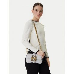 Torebka Just Cavalli. Szare torebki do ręki damskie Just Cavalli, bez wzorów, klasyczne, bez dodatków. Za 729.99 zł.