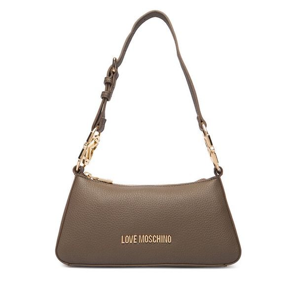 Torebka LOVE MOSCHINO. Brązowe torebki do ręki damskie Love Moschino, bez wzorów, klasyczne, bez dodatków. Za 464.99 zł.