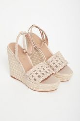 Sandały na koturnie damskie TWINSET. Sandały damskie Twinset Milano, bez wzorów, bez obcasa, na koturnie, bez zapięcia. Za 1,079.00 zł.