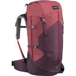 Plecak trekkingowy damski Forclaz MT100 50 Easyfit litrów. Czerwone plecaki damskie FORCLAZ, bez wzorów, z poliesteru, sportowe. Za 299.99 zł.