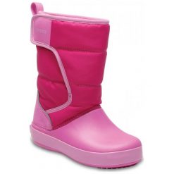 Crocs Śniegowce Lodgepoint Snow Boot Kids Candy Pink/Party Pink 34,5. Buty zimowe dziewczęce Crocs. W wyprzedaży za 165.00 zł.