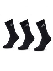 Adidas Skarpety długie Cushioned Crew Socks 3 Pairs IC1310 Czarny. Czarne skarpety damskie Adidas, bez wzorów, z bawełny. Za 49.99 zł.