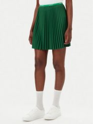 Lacoste Spódnica plisowana JF1403 Zielony Regular Fit. Zielone spódnice damskie Lacoste, s, bez wzorów, z syntetyku, plisowane. Za 379.99 zł.