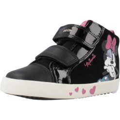 Buty GEOX B KILWI Czarny. Czarne obuwie sportowe damskie Geox, bez wzorów, ze skóry, na fitness i siłownię. Za 189.99 zł.