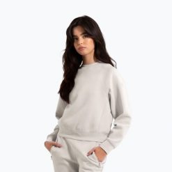 Bluza damska Pitbull Discovery Crewneck Sweatshirt. Białe bluzy damskie PITBULL, l, bez wzorów, z elastanu, bez kaptura, na fitness i siłownię. Za 199.99 zł.