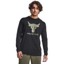Bluza Under Armour Project Rock Brahma Bull Long Sleeve, Mężczyźni. Czarne buty sportowe męskie Under Armour, z bawełny, bez zapięcia, na fitness i siłownię. Za 290.00 zł.