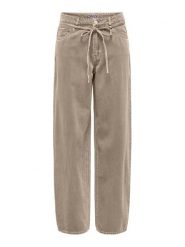 ONLY Jeansy Gianna 15372521 Beżowy Straight Leg. Brązowe jeansy damskie Only. Za 199.99 zł.