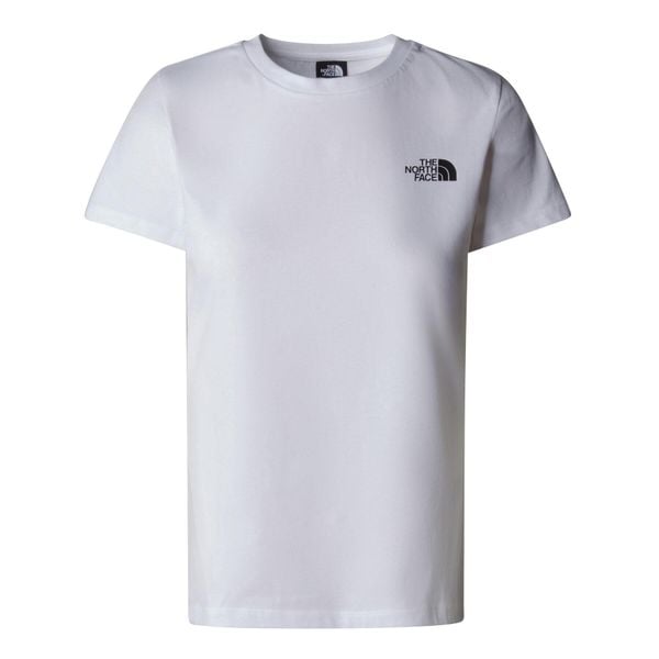 Koszulka The North Face S/S Redbox Slim. Białe koszulki sportowe damskie The North Face, l, bez wzorów, bez kołnierzyka, bez ramiączek. Za 114.99 zł.