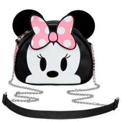 Dziewczęca torba na ramię Karactermania Disney Minnie Heady. Czarne torby i plecaki dziecięce karactermania, z materiału, małe. Za 246.50 zł.