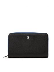 TOUS Portfel Billetera M. New Dubai Saf. 2001689851 Czarny. Czarne portfele damskie tous, bez wzorów, ze skóry. Za 399.99 zł.