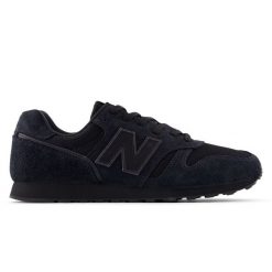 Buty unisex New Balance M373253 – czarne. Czarne buty sportowe męskie New Balance, z gumy, bez zapięcia. Za 299.99 zł.