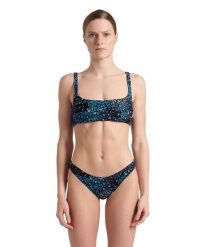 Strój kąpielowy damski dwuczęściowy bikini na basen plażę Arena Bikini. Czarne bikini damskie Arena, s, bez wzorów. Za 91.98 zł.