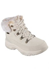 Tenisówki Skechers Model Trego - Snow Worries Kolor Biały. Brązowe trampki i tenisówki damskie Skechers, bez wzorów, z materiału, bez zapięcia. Za 433.80 zł.