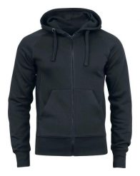 Clique Harper bluza z kapturem na zamek unisex – black. Czarne bluzy męskie CLIQUE, s, bez wzorów, z bawełny, z kapturem. Za 307.90 zł.